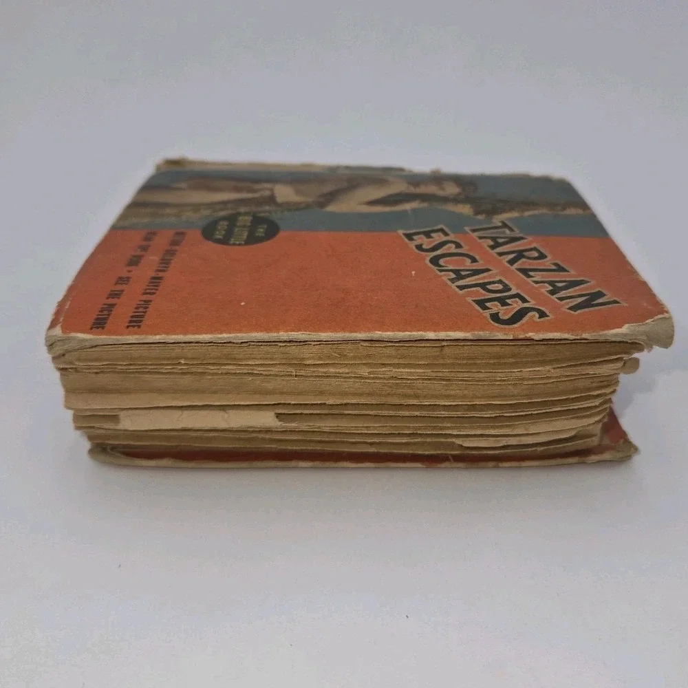 Tarzan‎ Escapes Johnny Weissmuller Movie Big Little Book BLB 1936 Movie Tie In
